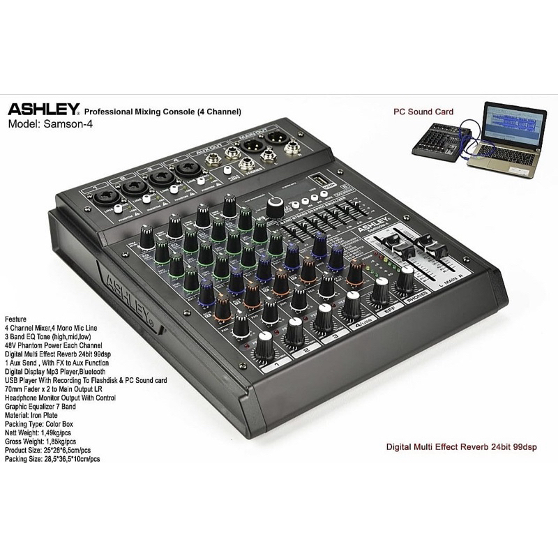 Mixer Ashley Samson 4 Channel