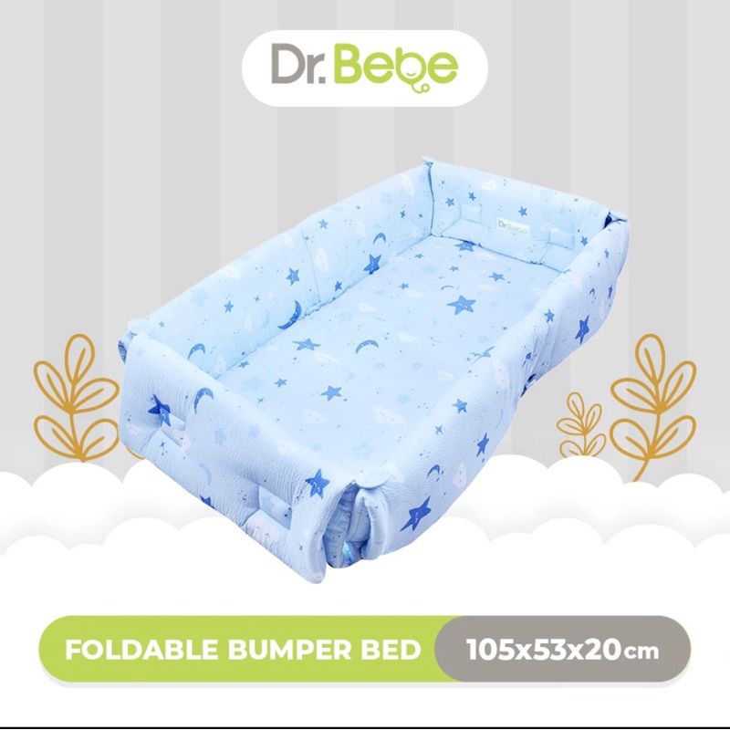 dr bebe bumper bed preloved lengkap dustbag dan plastic cover