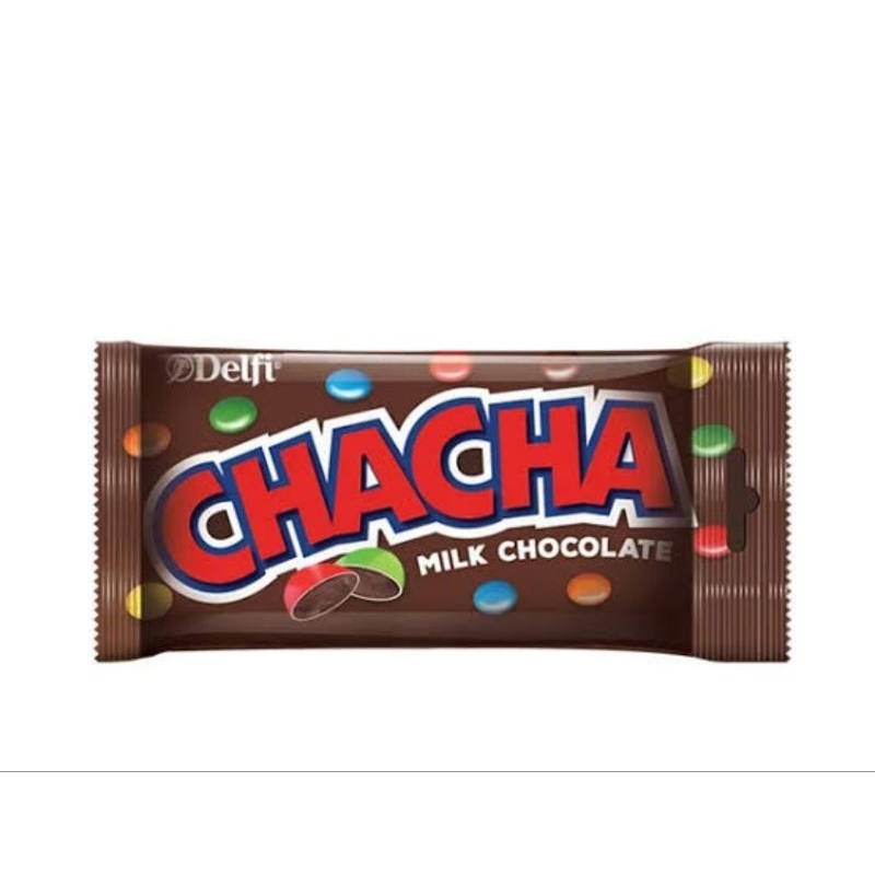 

CHA CHA DELFI MILK CHOCOLATE | PEANUT 1 RENCENG ISI 10 PCS X 5 GR