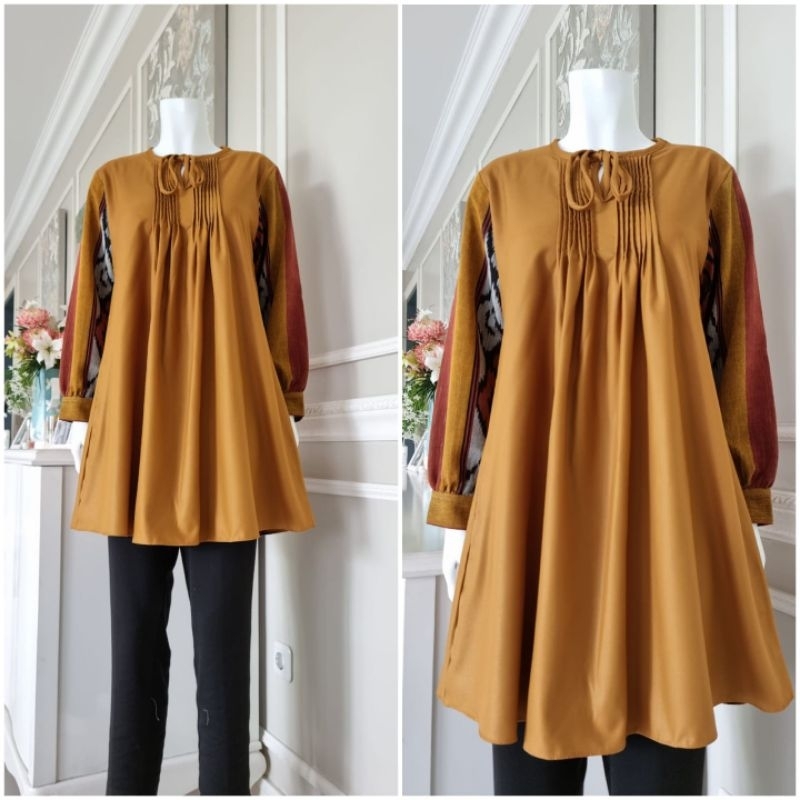 Laluna Tunik Mix Batik Edness Kayla