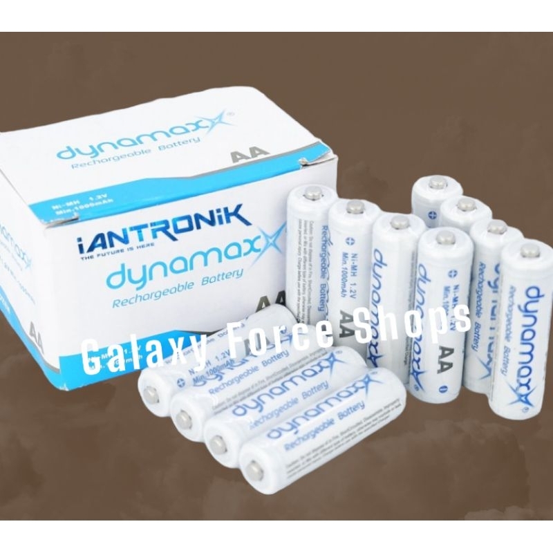 baterai cas dynamax AA battery charger Batu batrai
