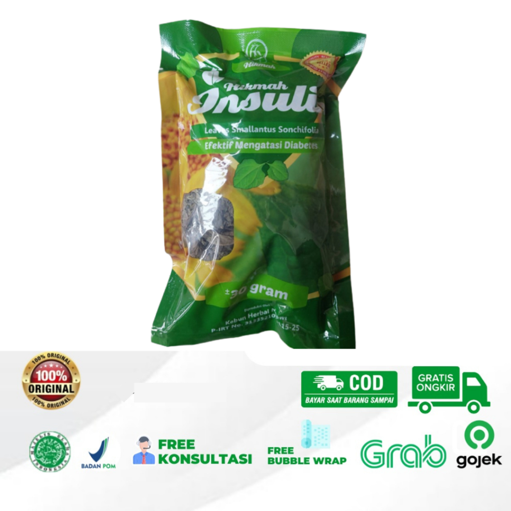 

Teh Celup Daun Hikmah Insulin Yakon Obat Herbal Diabetes Original