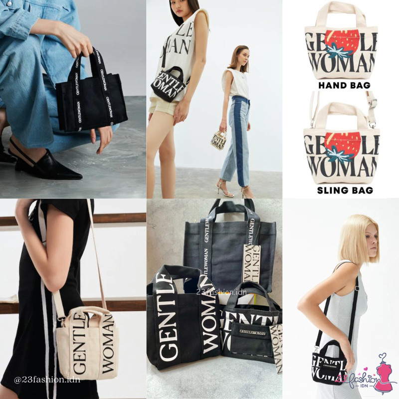 GENTLE WOMEN Mini Micro Tote Bag Sling Tas | GW Micro Bag