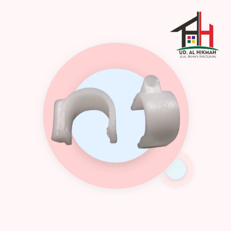 Clamp / Klem Pvc 1/2 Inch / Klem Pipa PVC 1/2“ Per PCS