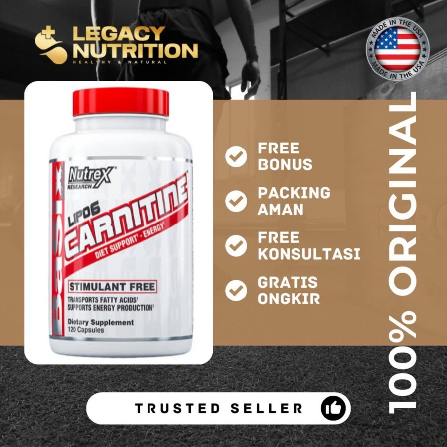 Nutrex Lipo 6 Carnitine 120caps Stimulant Free Fatburner Fat burner Nutrex Lipo-6 Carnitine (120 cap