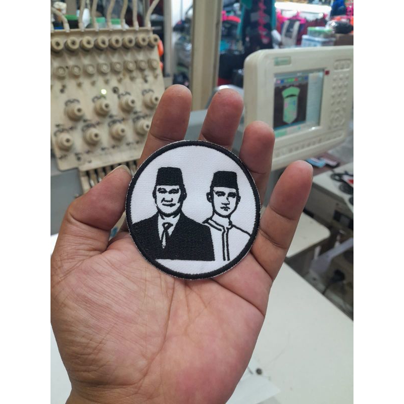 BORDIR PRABOWO GIBRAN BADGE PRABOWO GIBRAN