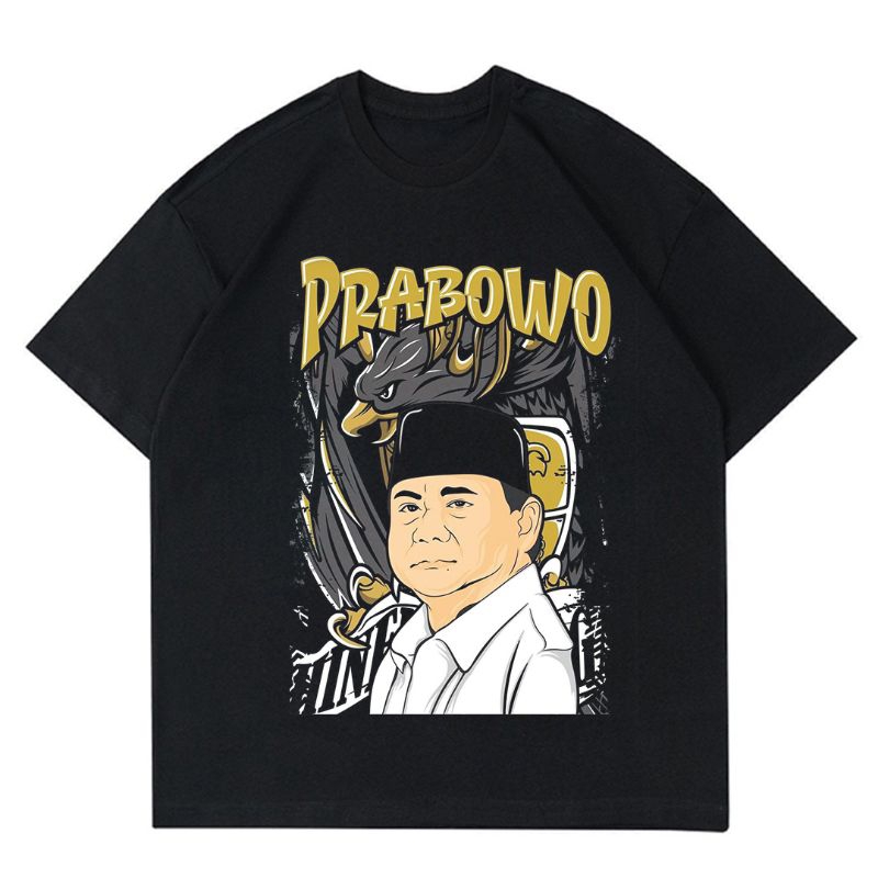 KAOS PRABOWO SUBIANTO CARTOON | BAJU GAMBAR PRABOWO | KAOS PILPRES 2024