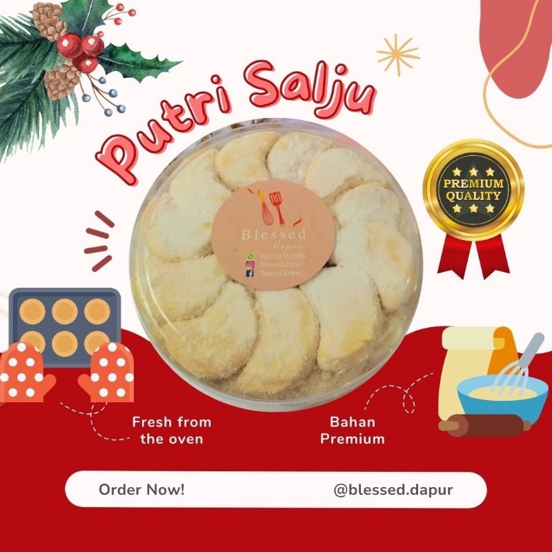 

Kue Putri Salju Premium Bali • Kue Natal Bali • Cookies Natal Bali