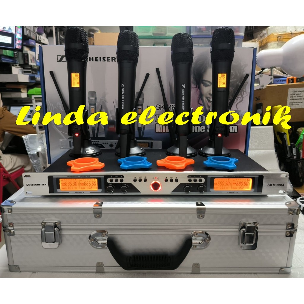 Mic wireless sennheiser skm 9004 4mic pegang