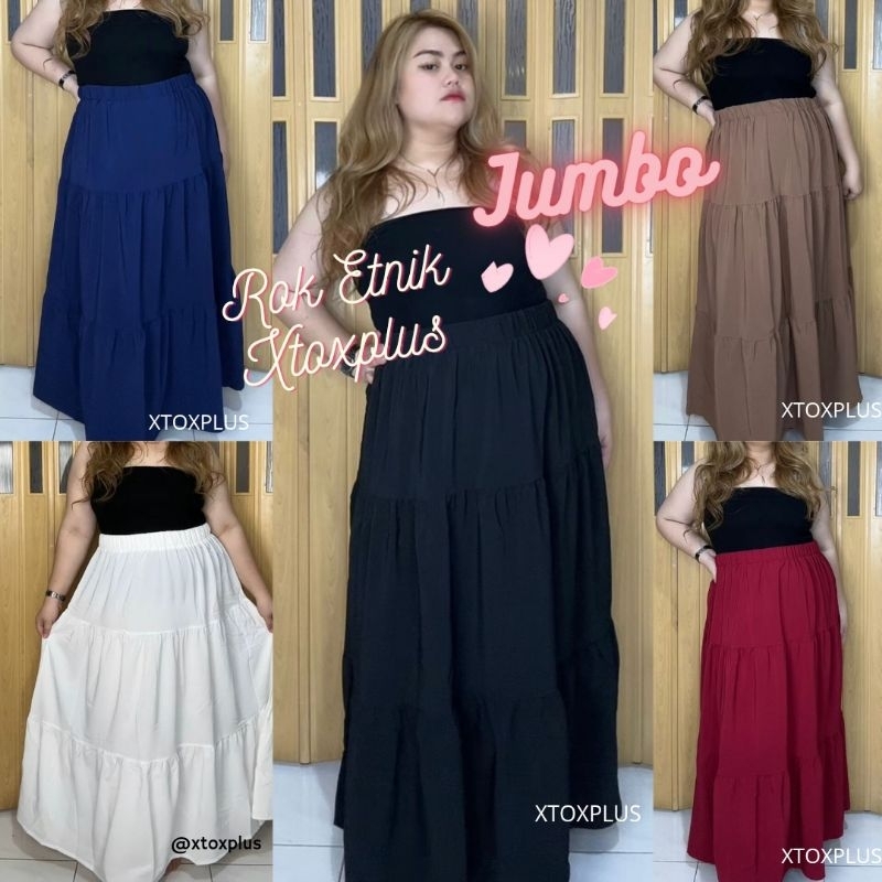 Rok Etnik Maxi Jumbo Gypsy