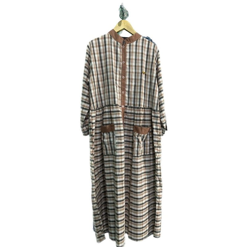dress vanos kotak kotak