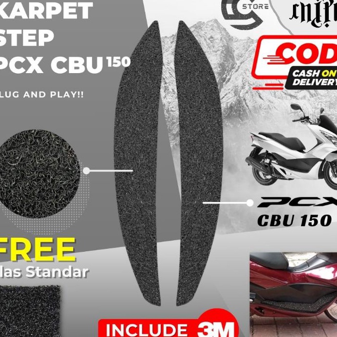 Ready Stock.. Karpet Step Floor PCX 150 CBU / Karpet Mie PCX CBU/ Bordes PCX CBU / Karpet PCX CBU / 