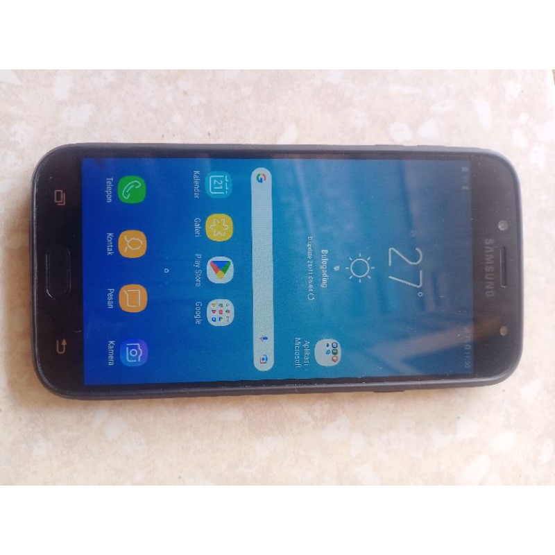 samsung j7 pro ram 3/32. sidik jari normal