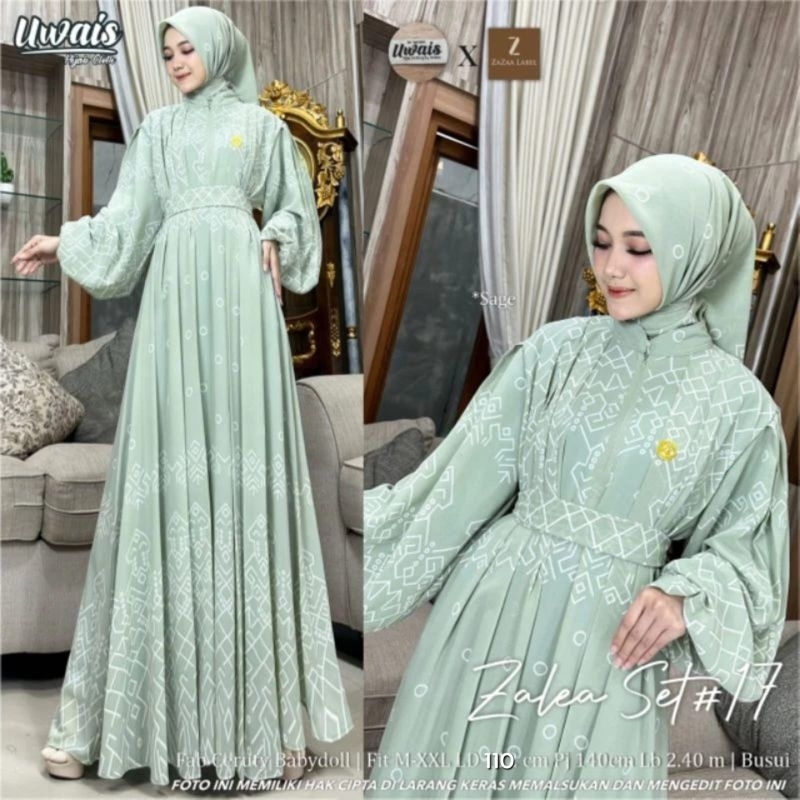 ZALEA SET 17 | MAXY DRESS WANITA CERUTY BABYDOLL GAMIS BUSUI