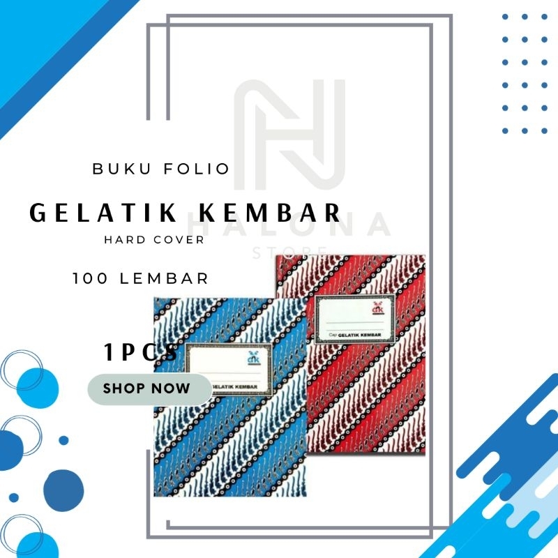 

Buku Folio Gelatik Kembar Hard Cover 100