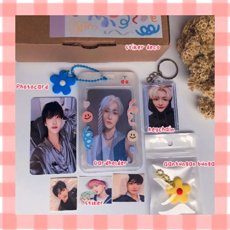 [Bisa COD] fankit ATEEZ, holder photocard, stiker deco, akrilik