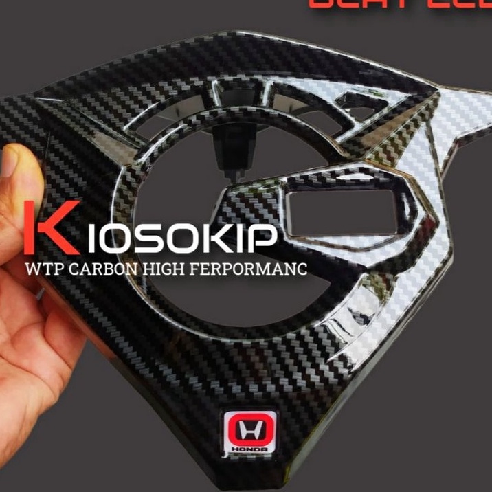 Terkini cover panel spidometer beat delux carbon / spido carbon beat 2020 cover spido beat carbon 20