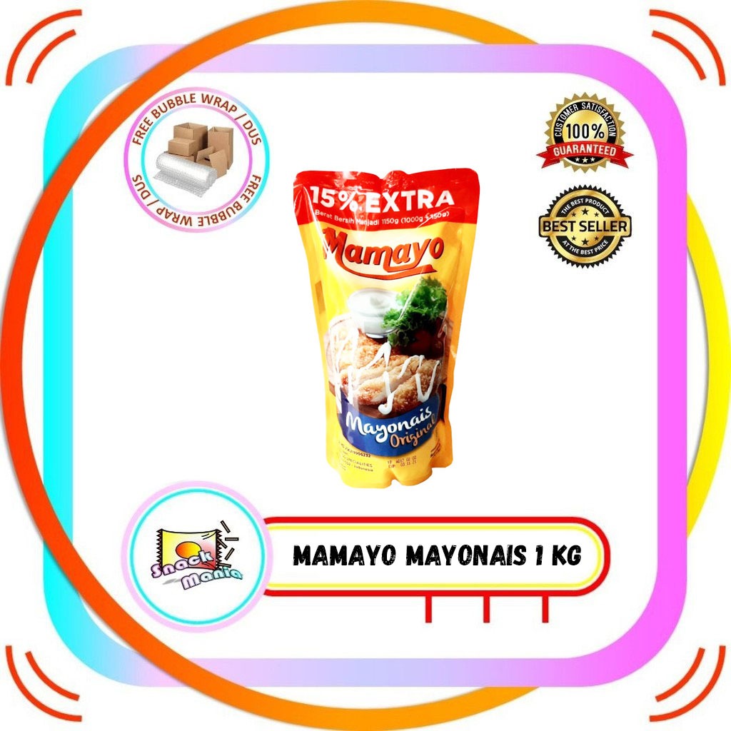 

Mamayo Mayonaise Original 1 Kg Mayonnaise Mayones ~ 1000 gr