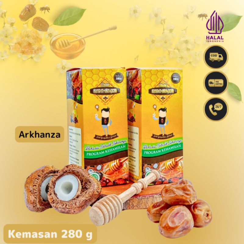 

2 Botol madu zuriat arkhanza untuk pria 280 ml