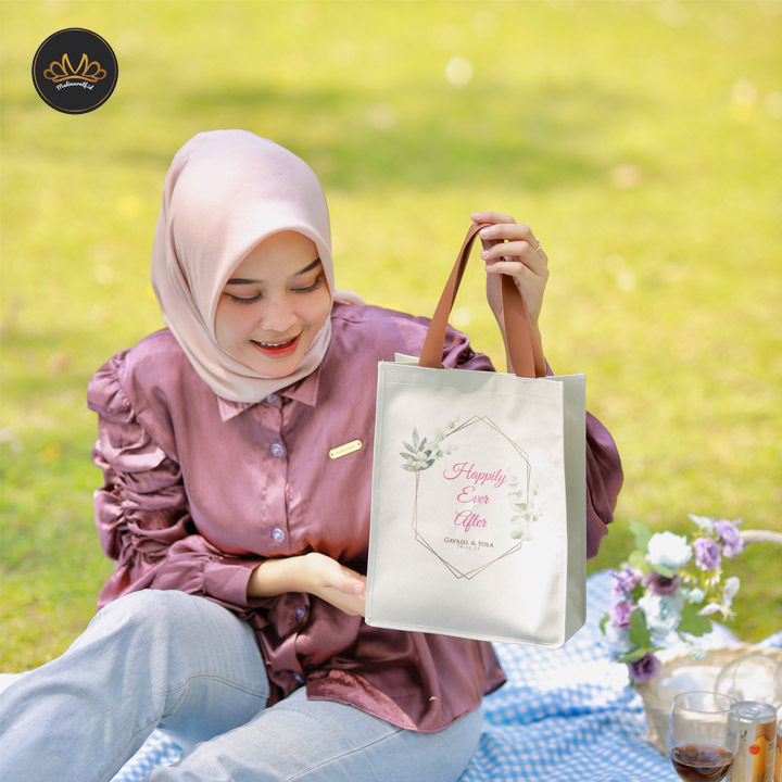 Rara Bag Full Color Tote Bag Syntetic Leather Suvenir Pernikahan Wedding Nikah Gerabah Ultah Pengant