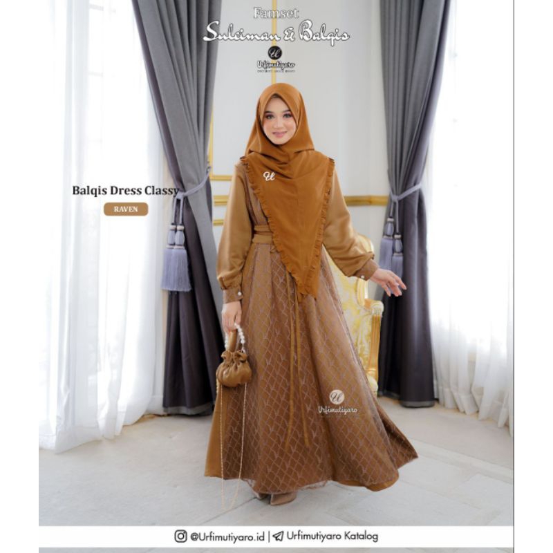 Balqis Dress Classy Do by Urfimutiyaro