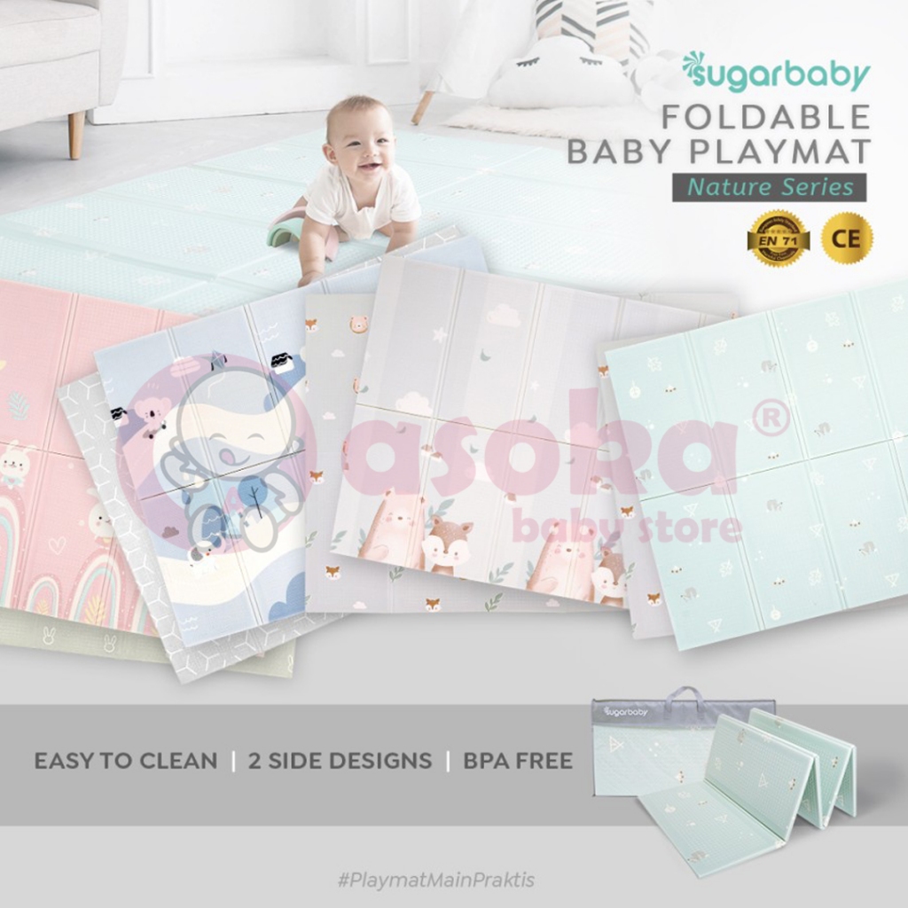 Sugar Baby Foldable Baby Playmat - Playmat Lipat Anak ASOKA