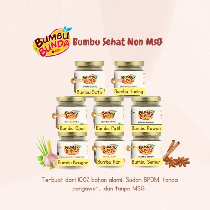 

Bumbu Bunda Elia Bumbu Non MSG
