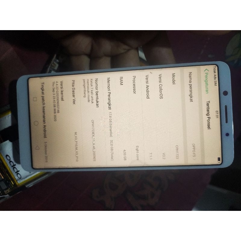 mesin oppo f5 ram 4gb