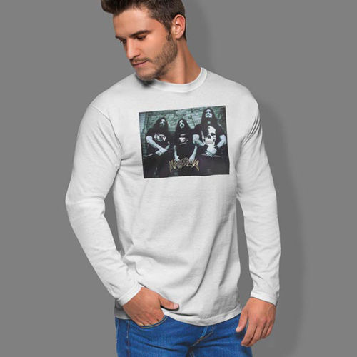 New Longsleeve T-SHIRT Krisiun AssassiNation Tshirt 100% Cotton Kombed 30s