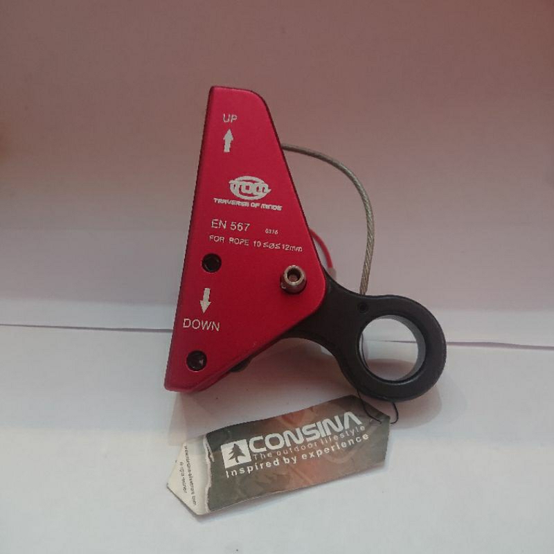 Macrocender tom consina backup device panjat tebing rock climbing ascender karmantel
