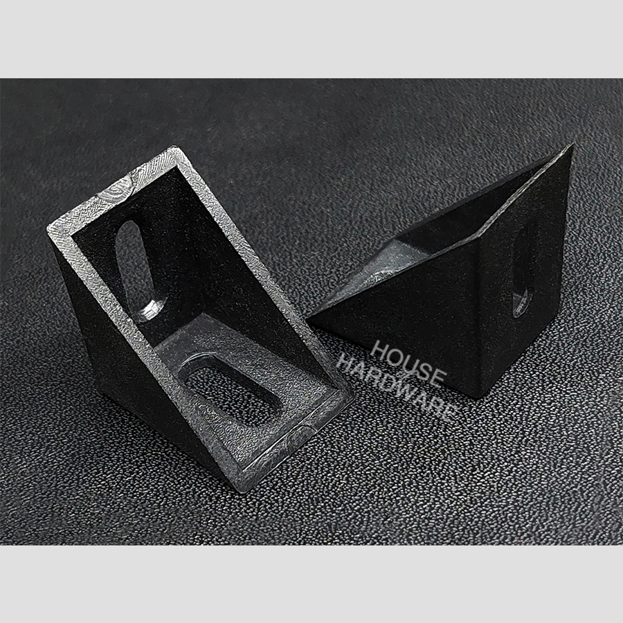 SIKU TAHANAN SUDUT PLASTIK WARNA HITAM / SIKU PENGAMAN KERAMIK