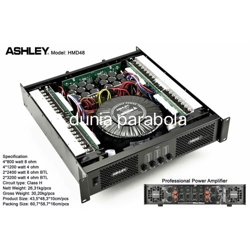 Power amplifier HMD48 ASHLEY power ashley HMD 48