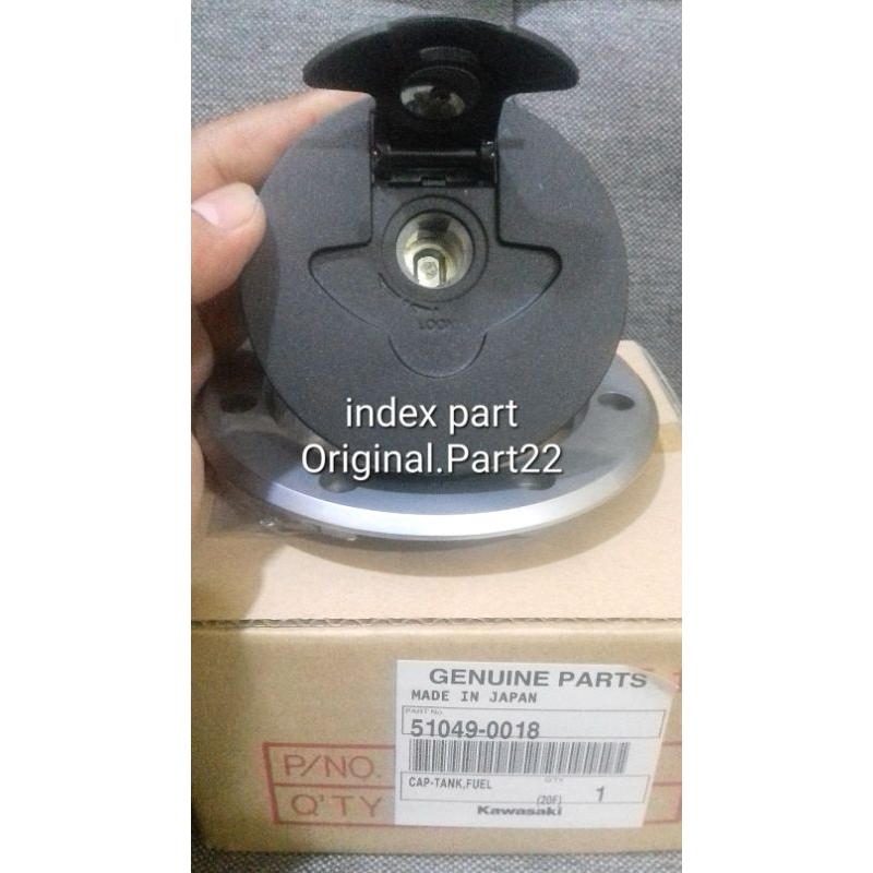 Tutup Tangki Ninja R SS RR Ninja Kis Original Tutup Tengki Ninja 51049-0018