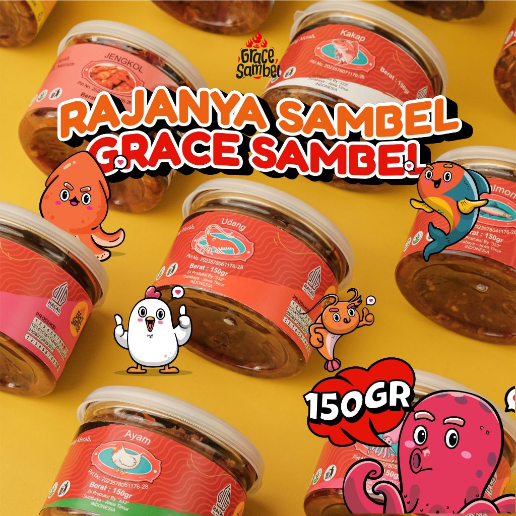 

Grace Sambel - All Varian Sambel Topping 150-300 gr