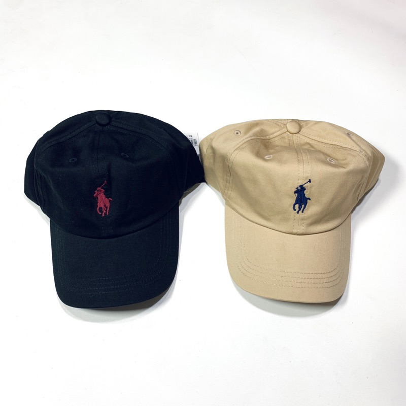 Topi / caps polo strap leather original