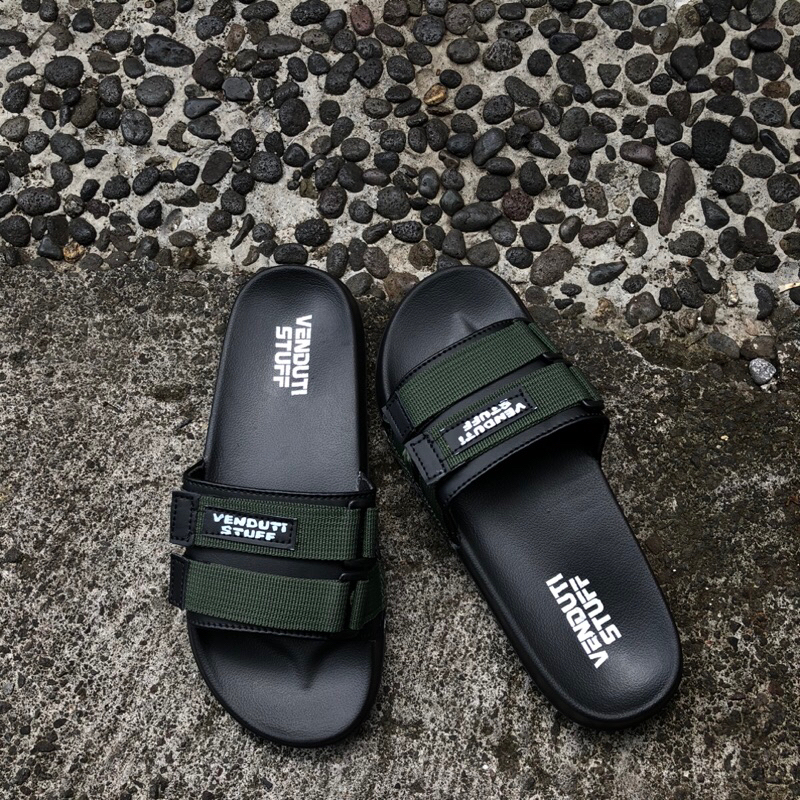 Sandal Venduti Stuff Slide Original Sandal Slip On Pria Wanita