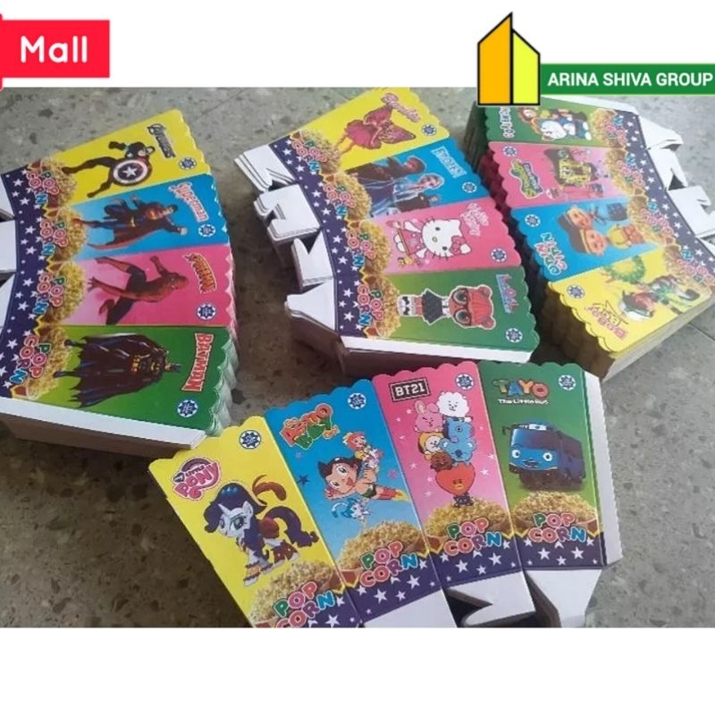 

300 LEMBAR KERTAS POPCORN 12 × 6 BAHAN DUPLEK POPCORN BERKUALITAS | KARDUS KEMASAN POPCORN UKURAN 12 × 6 PRODUK TERBARU | DUS POPCORN 12 × 6 MURAH | TOKO POPCORN OFFICIAL | SHIVACORP 157