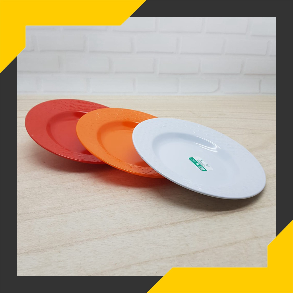 Promo Piring Makan Melamin Ratana / Piring Makan Lucu 18093 Seiv Berkualitas