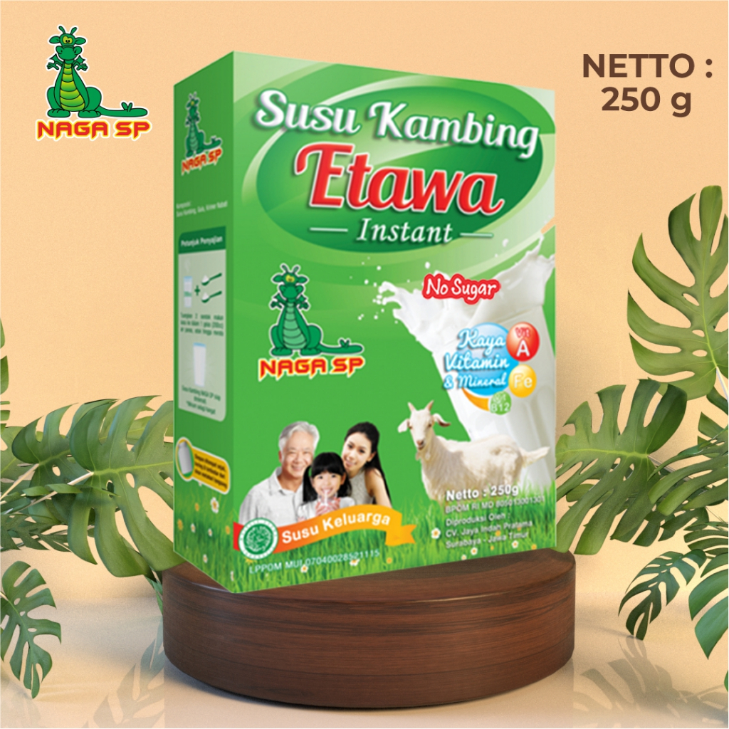 

Susu Kambing Etawa 250g (NO SUGAR) cocok untuk sendi dan tulang