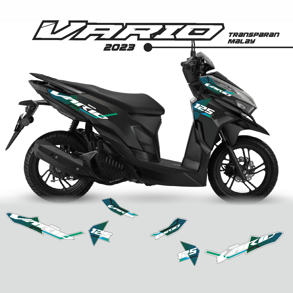 STRIPING STIKER LIST TRANSPARAN VARIO 125 150 NEW GRAFIS MALAYSIA