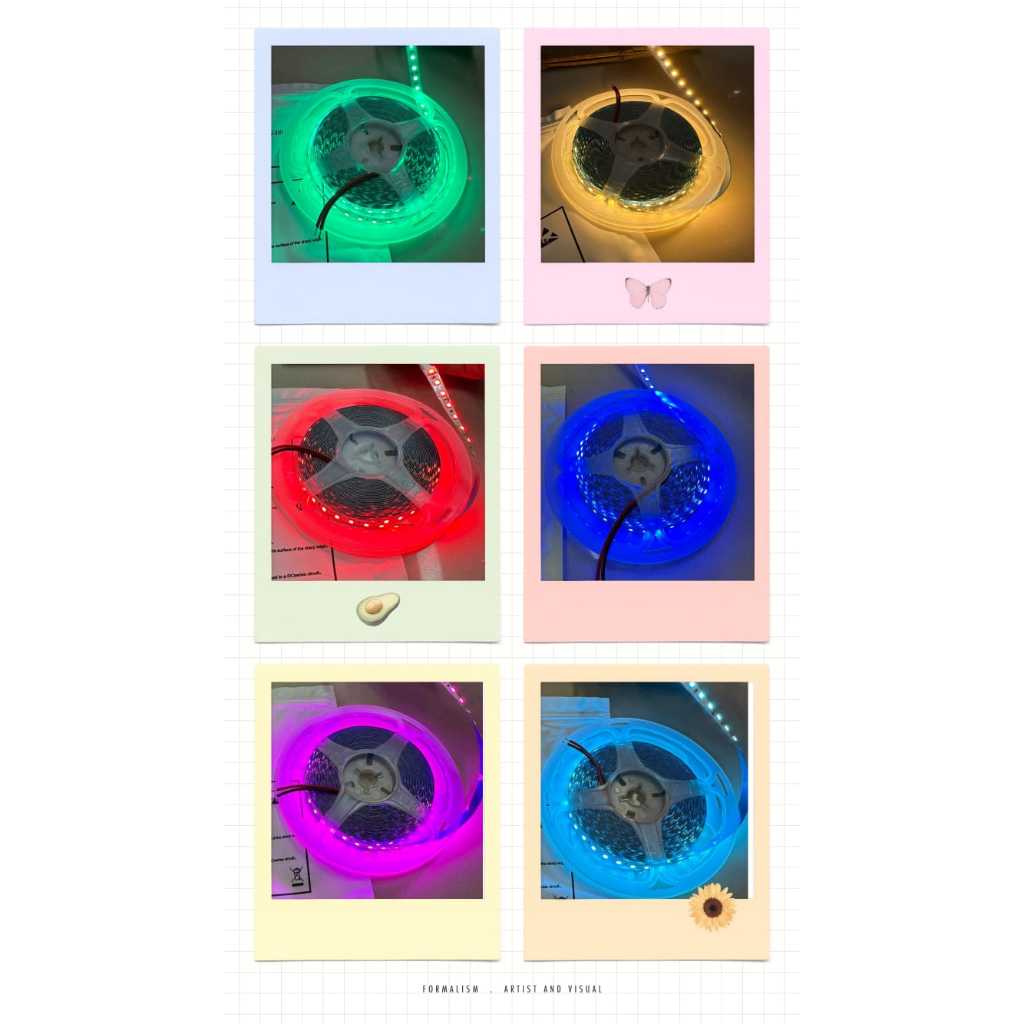 LAMPU LED STRIP SUPER HIDEKI 2835 12V 120 LED 5M INDOOR