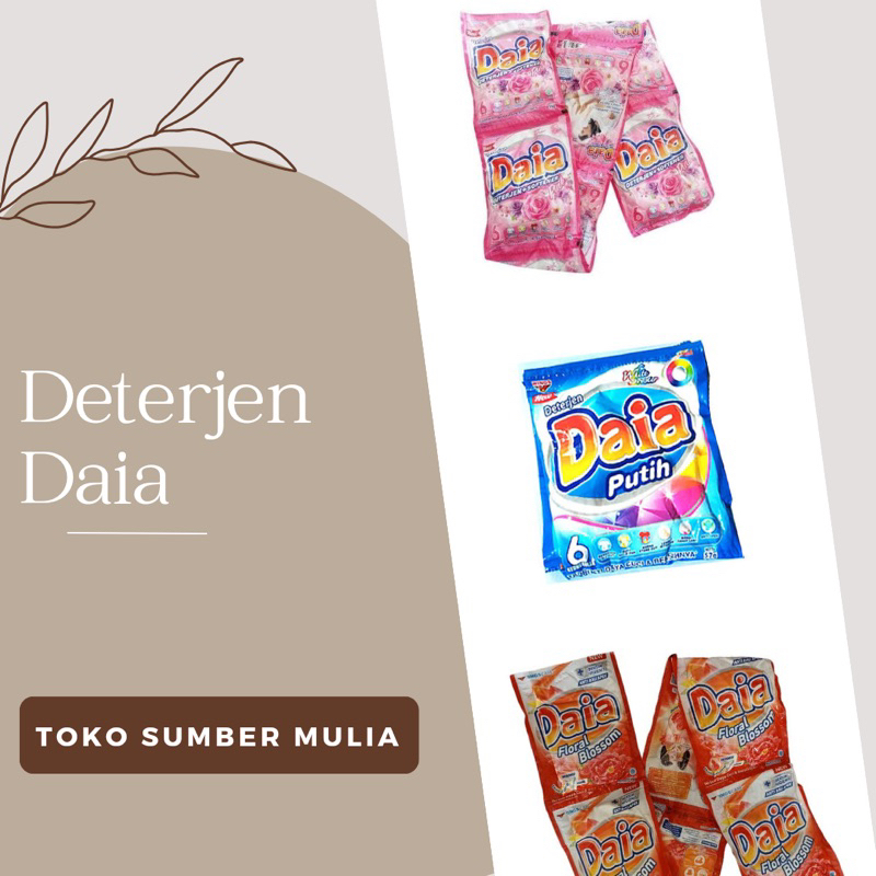 Daia 1000 Detergen Bubuk + Softener Renceng