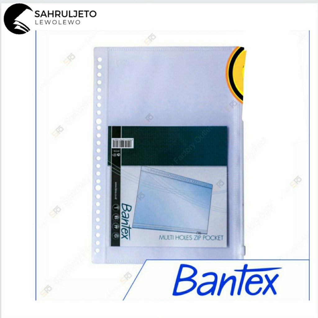 

Zipper Pocket B5 Bantex - PP Multiholes