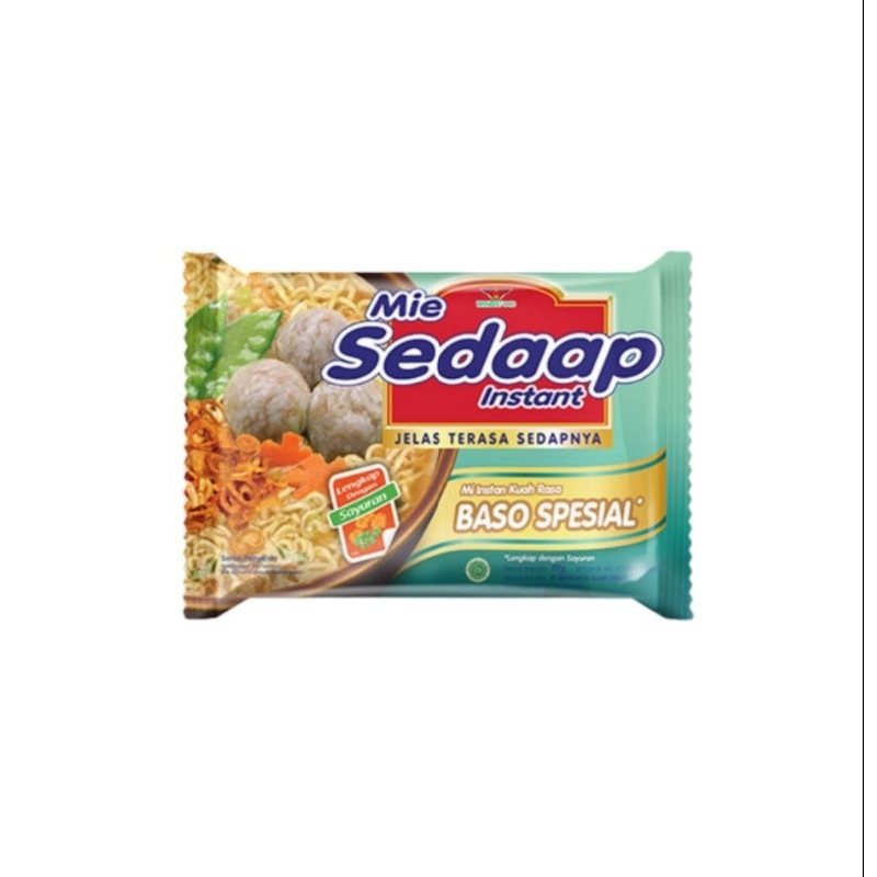 

Mie Sedaap Instan Kuah Baso Spesial 77g