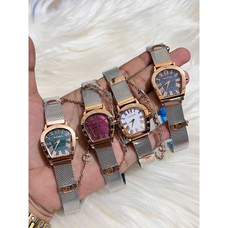 jam tangan wanita AIGNER VERONA NUOVO  batrai all stell