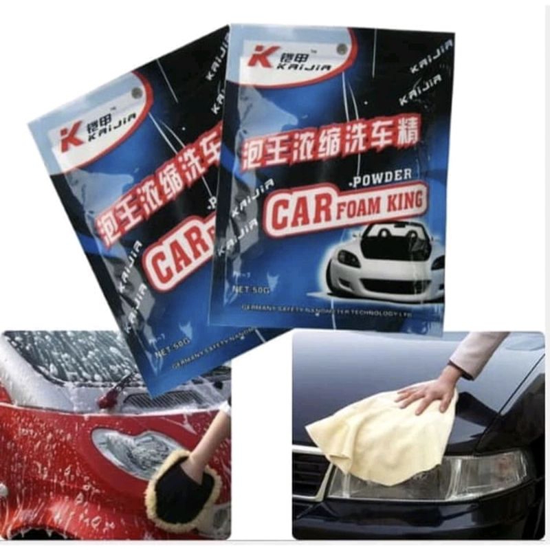 Sabun Cuci Mobil / Motor Bubuk Busa