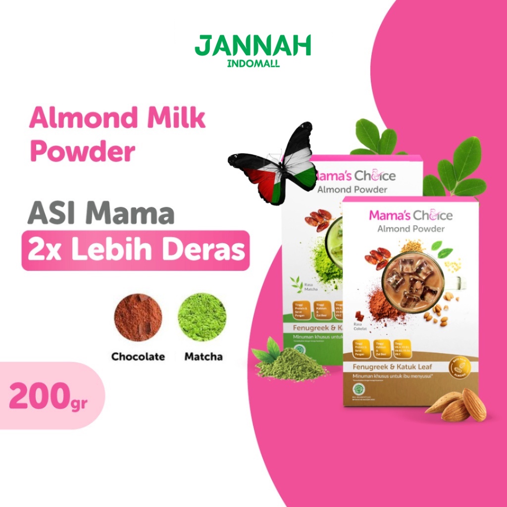 Terbaik Asi Booster | Mama's Choice Almond Powder - Pelancar ASI Ibu Menyusui !!