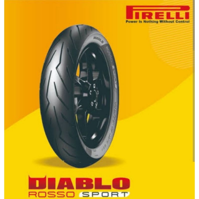 Ban 90/80-17 pirelli rosso sport tubeless.
