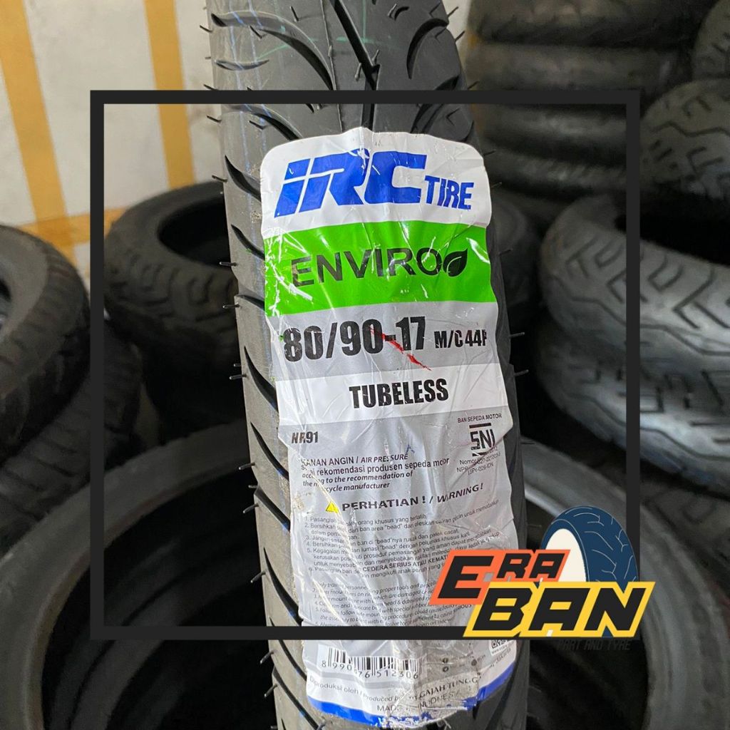 BAN LUAR IRC ENVIRO NR91 80 90 RING 17 TUBELESS