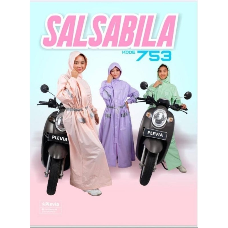 JAS HUJAN GAMIS PLEVIA//JAS HUJAN GAMIS SALSABILA 753//JAS HUJAN GAMIS MUSLIMAH WANITA JUMBO